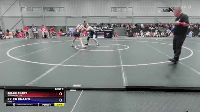 157 lbs Round 3 (8 Team) - Jacob Herm, Wisconsin vs Kyler Knaack, Iowa