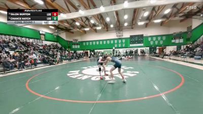 144 lbs Cons. Round 3 - Chance Hatch, Lovell vs Talon Burton, Lovell