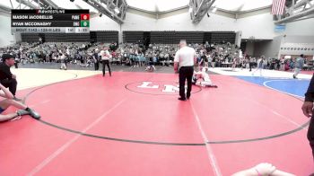 128-H lbs Round Of 32 - Mason Jacobellis, Patchogue-Medford vs Ryan McConaghy, Seagull Wrestling Club