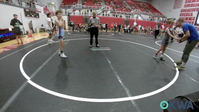 73 lbs Rr Rnd 2 - Jaxon Higgins, Choctaw Ironman Youth Wrestling vs Ryder Risley, Division Bell Wrestling