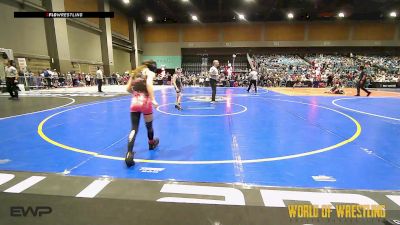 65 lbs Round Of 16 - Raina Kyle, Estacada Youth Wrestling vs Mazie Johnson, Vasky Bros