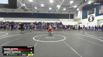 155 lbs Round 4 - Raquel Saldana, Ayala Wrestling vs Serenity Rodriguez, 951 Wrestling Club