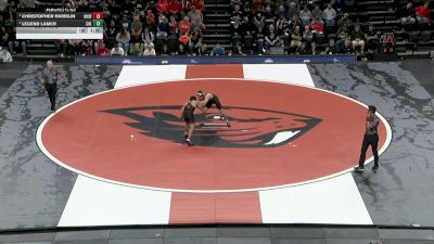 157 lbs Semifinal - Christopher Hamblin, Oregon State vs Legend Lamer, Cal Poly