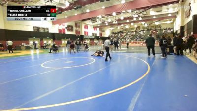 125 lbs 7th Place Match - Norel Cuellar, Colton vs Elisa Rocha, Shadow Hills