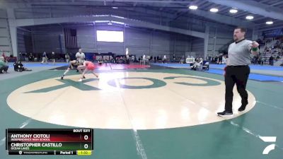 5-113 lbs Semifinal - Anthony Ciotoli, Independence High School vs Christopher Castillo, Ocean Lakes