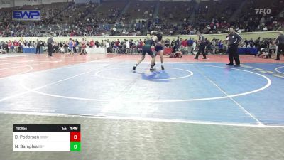 123 lbs Round Of 16 - Diesel Pedersen, Broken Arrow Junior High vs Noah Samples, Edmond Santa Fe