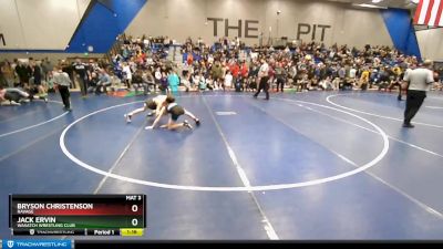 100 lbs Quarterfinal - Bryson Christenson, Ravage vs Jack Ervin, Wasatch Wrestling Club