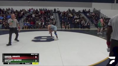 165 lbs Semifinal - Anthony Caso, Damien vs Angel Orozco, Western