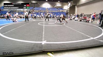 100 lbs Semifinal - Liam Ramirez, Cyclone Youth Wrestling vs Rocklan Kurzinsky, Wave Wrestling Club (TN)