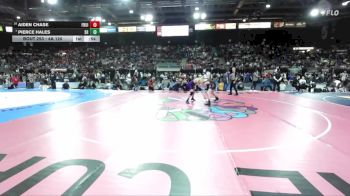 4A 120 lbs Cons. Round 2 - Pierce Hales, Snake River vs Aiden Chase, Fruitland