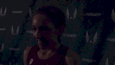 Aisling Cuffe is so happy to be running against great US athletes