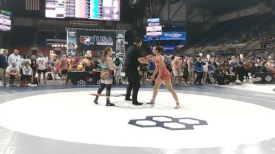 145 lbs Champ. Rd Of 64 - London McEntire, Utah vs Jaelynn Holland, Arkansas