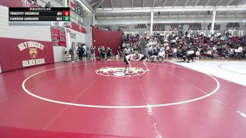 126 lbs Consi Of 32 #2 - Timothy Hedrick, Mt. Pisgah Christian vs Carson Jarrard, Strong Rock Christian