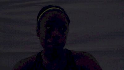 Treniere Moser after her 5K performance