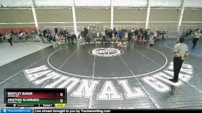 53 lbs 1st Place Match - Bentley Baker, Ravage WC vs Kristian Alvarado, Kalispell WC