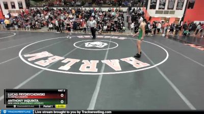 138 lbs Champ. Round 1 - Lucas Frydrychowski, Plainfield (NORTH) vs Anthony Iaquinta, New Lenox (PROVIDENCE CATHOLIC)