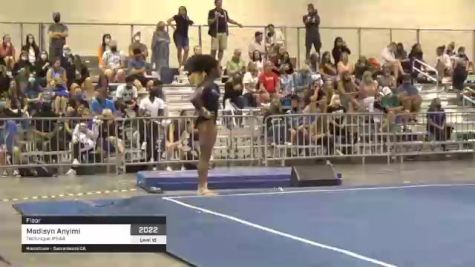 Madisyn Anyimi - Floor, Technique #544 - 2021 USA Gymnastics Development Program National Championships