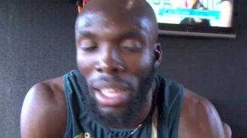 LaShawn Merritt after yet another battle with Kirani James in Lausanne
