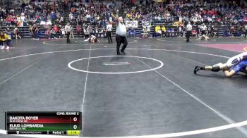 118 lbs Cons. Round 2 - Dakota Royer, Blue Crew WC vs Eliud Lombardia, Rochelle WC