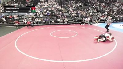 5A 113 lbs Semifinal - Taegan Leavitt, Spanish Fork vs Conley Evans, Box Elder