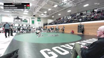 138 lbs Semis & 1st Wb (8 Team) - Damian Severson, Clark/Willow Lake vs Caden Singrey, Kingsbury County