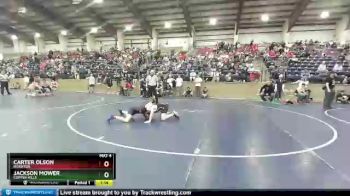 116 lbs Cons. Round 3 - Carter Olson, Riverton vs Jackson Mower, Copper Hills