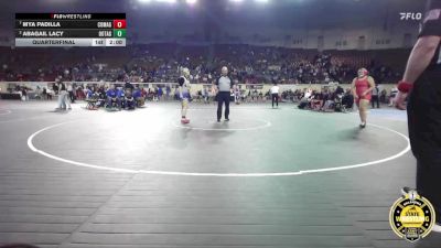 G5A-235 lbs Quarterfinal - Mya Padilla, Comanche-Girls vs Abagail Lacy, Oologah-Talala-Girls