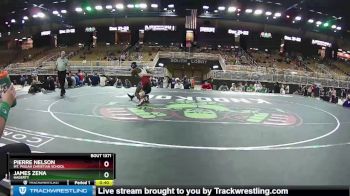 120 lbs Cons. Round 2 - James Zena, Hagerty vs Pierre Nelson, Mt. Pisgah Christian School