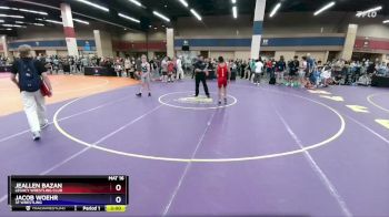 120 lbs Champ. Round 2 - Jeallen Bazan, Legacy Wrestling Club vs Jacob Woehr, 3F Wrestling