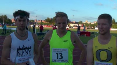 Kyle Merber, Riley Masters, and new pro Trevor Dunbar break it down after the Cork mile