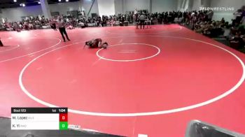 95 lbs Round Of 16 - Michael Lopez, Mile High WC vs Kai Yi, Mad Dawg