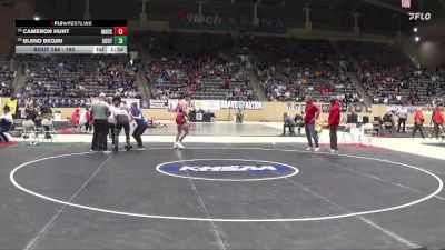 190 lbs Champ. Round 1 - Cameron Hunt, Madison Central vs Blend Beqiri, Southern