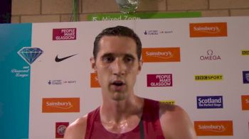 Ryan Hill after the Glasgow 5k