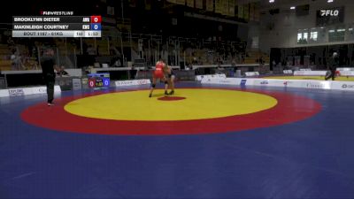 61kg 3rd Place Match - Brooklynn Dieter, Advanced Wrestling Academy vs Makinleigh Courtney, Kingston Wrestling Club