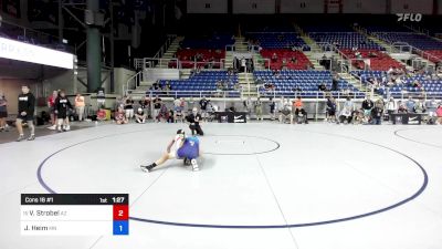 150 lbs Cons 16 #1 - Vaughn Strobel, AZ vs Joseph Heim, MN