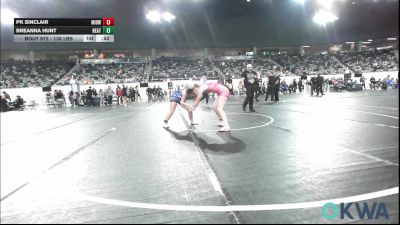 138 lbs 7th Place - Pk Sinclair, Midwest City Bombers vs Breanna Hunt, Heat
