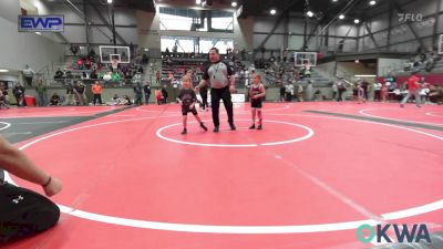 46 lbs Rr Rnd 5 - Mackenzie Woods, Warhorse Wrestling Club vs Piper Schadegg, Skiatook Youth Wrestling