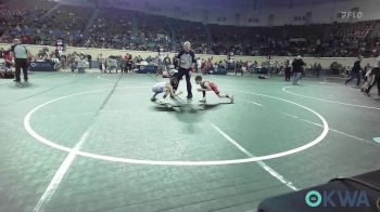 55 lbs Consi Of 8 #2 - Westin Wadsworth, Morris Wrestling Association vs Tate Parker, Pryor Tigers