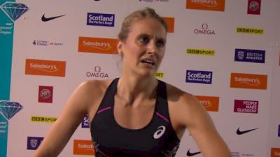 Heather Kampf after the Glasgow 800