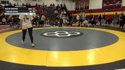 113 lbs Cons. Round 4 - Shiloh Joyce, Christian Brothers Academy vs Nolan Deshon, St Vincent-St Mary