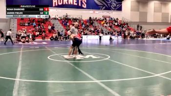 157 lbs Champ. Round 1 - Noah Diamond, Shenandoah University vs Jaiden Fields, Garrett College
