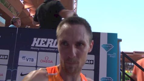 Nick Willis after achieving his lifetime goal