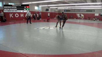 285 lbs Cons. Round 2 - Dionysus Alston, Blackburn vs Hector Izaguirre, St. Ambrose University