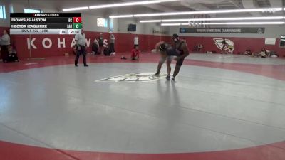 285 lbs Cons. Round 2 - Dionysus Alston, Blackburn vs Hector Izaguirre, St. Ambrose University
