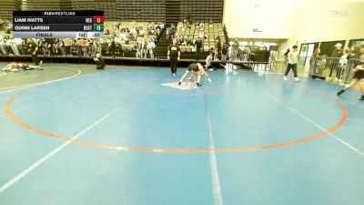 81-J2 lbs Final - Liam Ivatts, New England Gold vs Quinn Larsen, Buxton Atc