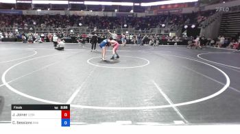 109.8-118.7 lbs Final - Jessa Joiner, Lebanon, MO vs Coty Sessions, Shelton Wrestling Academy