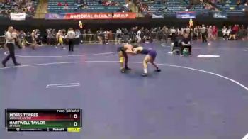 141 lbs Cons. Round 2 - Moses Torres, Wayland Baptist vs Hartwell Taylor, St. Mary