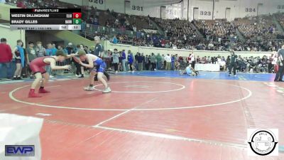 110 lbs Consi Of 32 #2 - Westin Dillingham, Elgin Wrestling vs Brady Gilles, Harrah