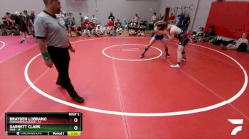 125 lbs Round 1 (6 Team) - Garrett Clark, WAR vs Brayden Lobrano, Louisianimals Black