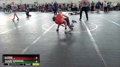 84 lbs Round 3 (4 Team) - Tanner Wisniewski, Rambler WC vs AJ Pifer, Roughhouse